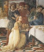 Fra Filippo Lippi Details of The Feast of Herod oil on canvas